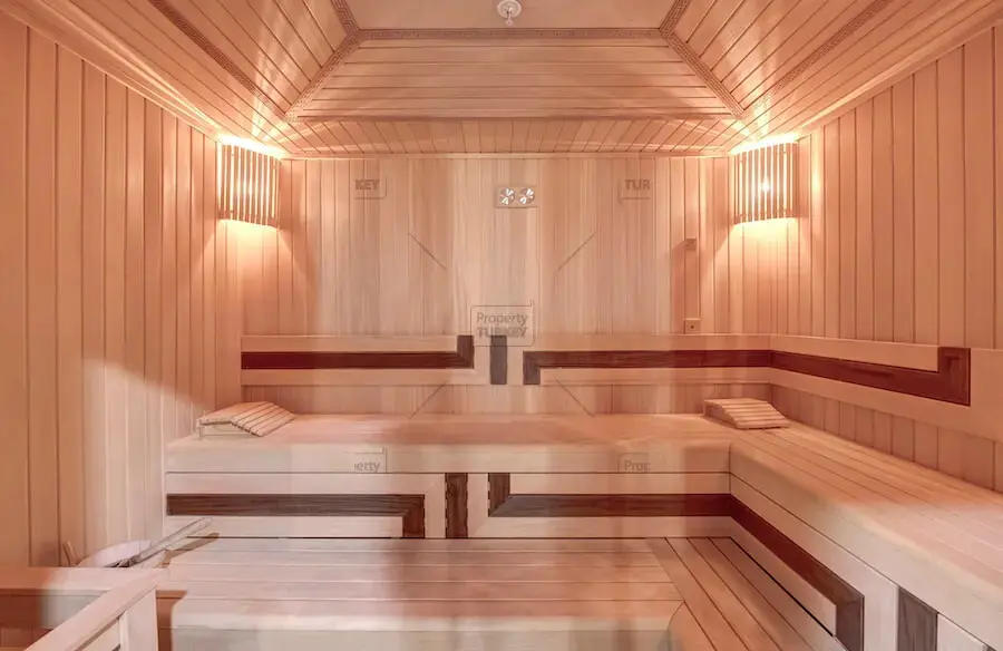 Relaxing sauna